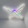 Світильник з пультом LED AXIS CROSS RGB 210W 6L WHITE/CHROME Ø 120 см
