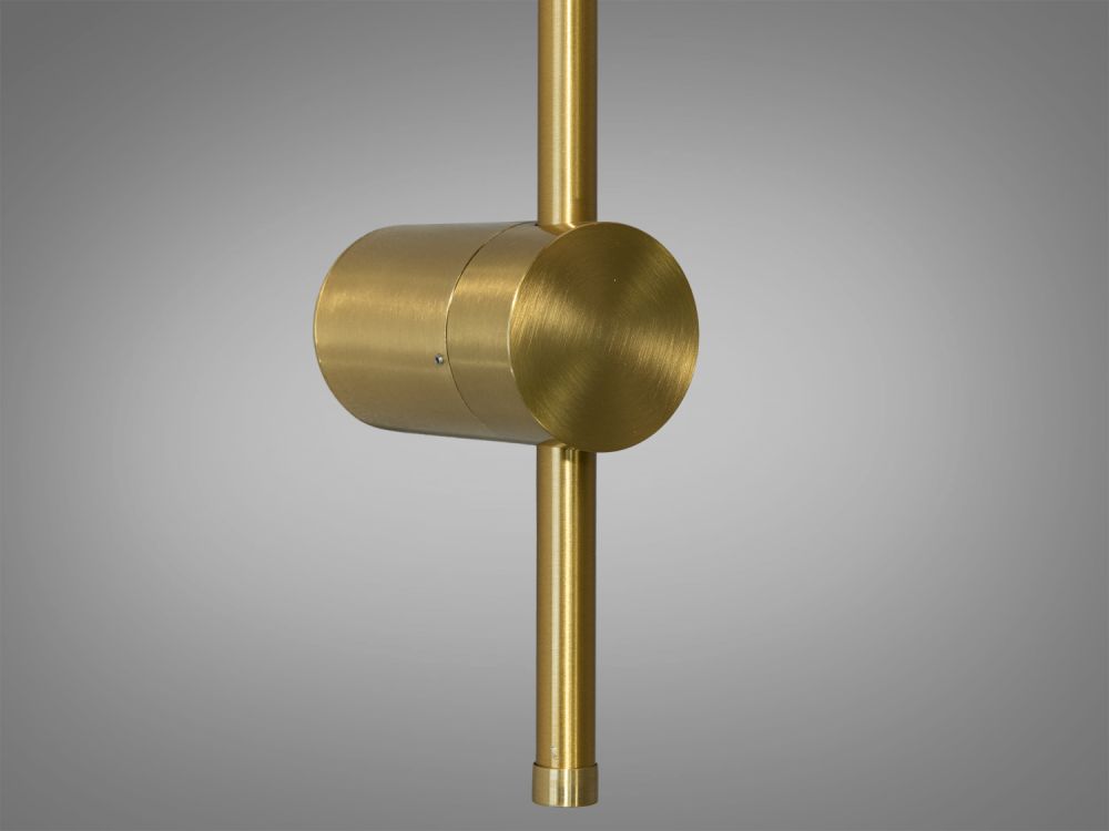 Настінний світлодіодний світильник - бра 2039/600 brass латунь