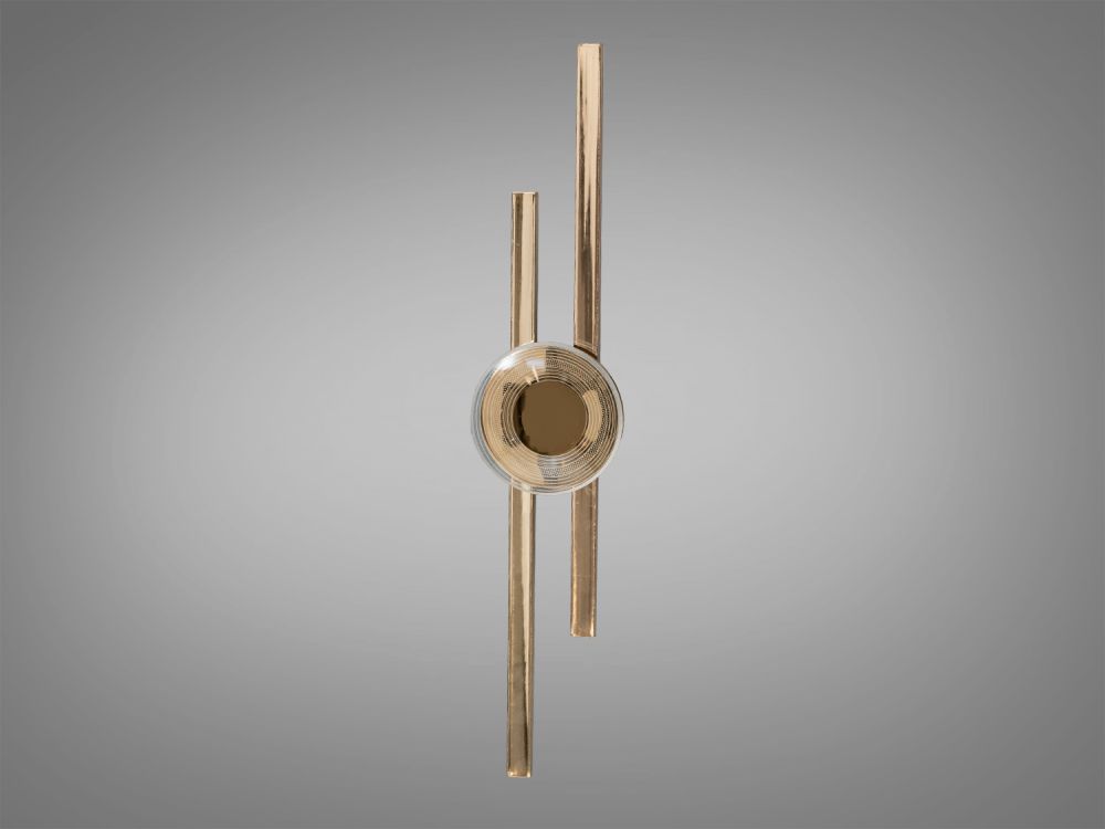 LED настінне світлодіодне бра золото 9022G 23W Ø 60*12 см