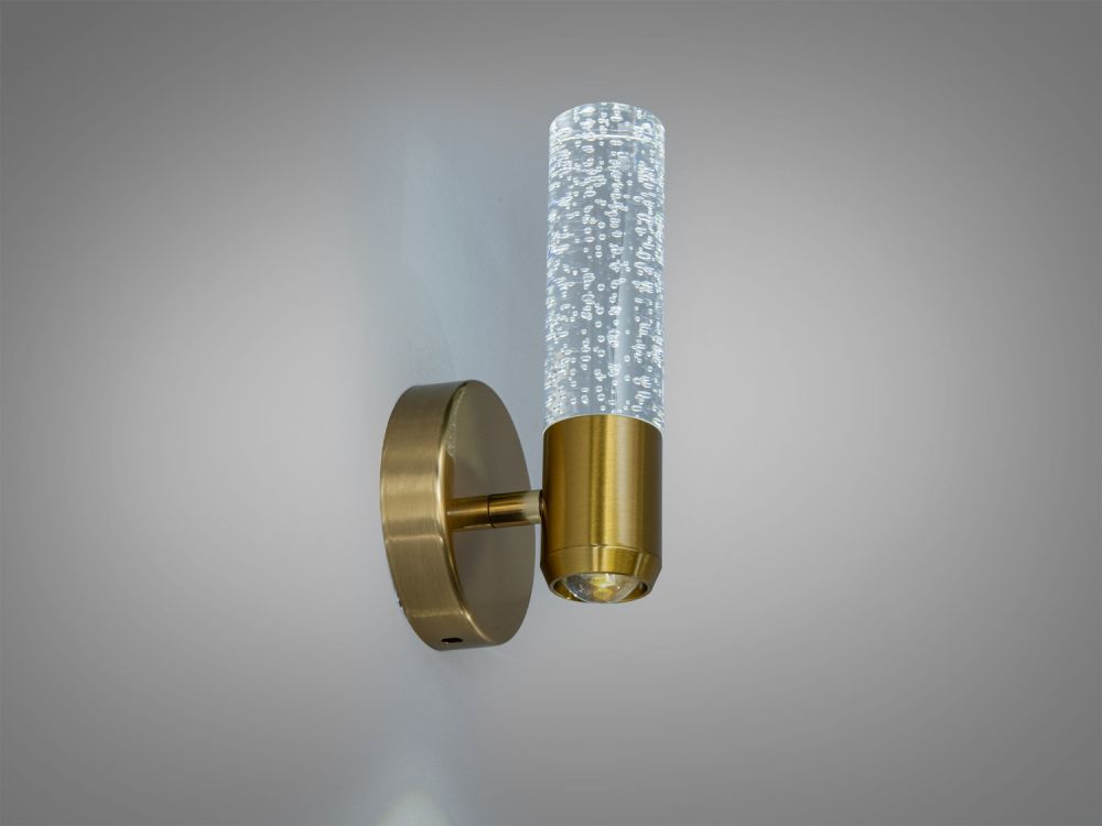 Настінне декоративне бра потужністю 10 W, золотий 9026G