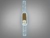 LED настінне світлодіодне бра бронза B1997BR 8 W Ø 37*3.5 см
