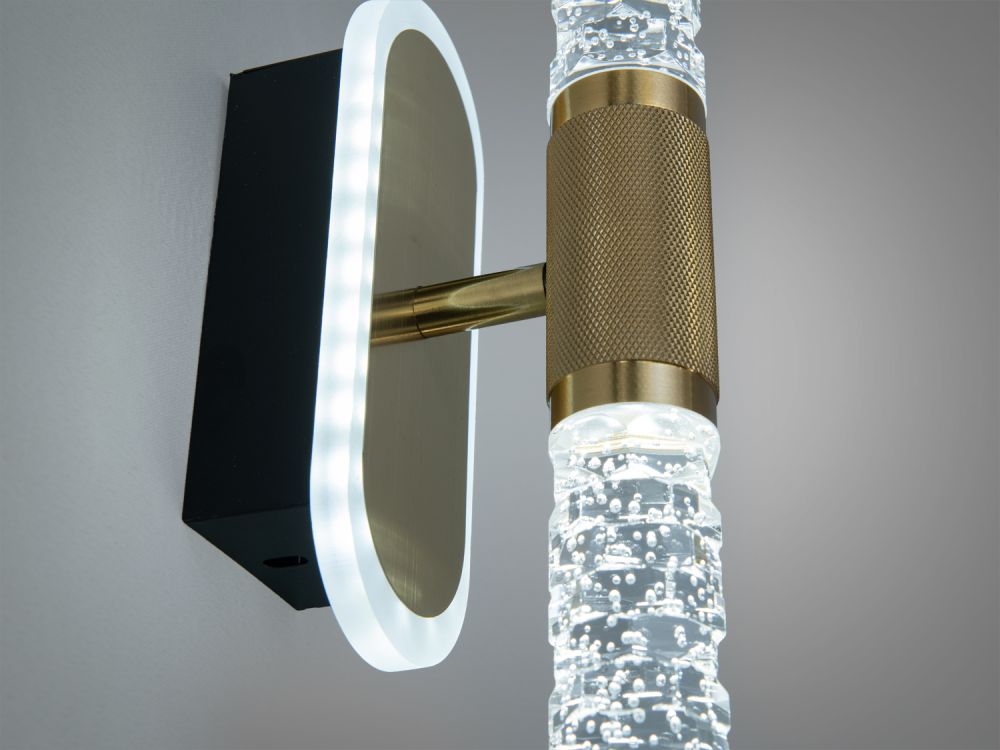 LED настінне світлодіодне бра бронза B1997BR 8 W Ø 37*3.5 см