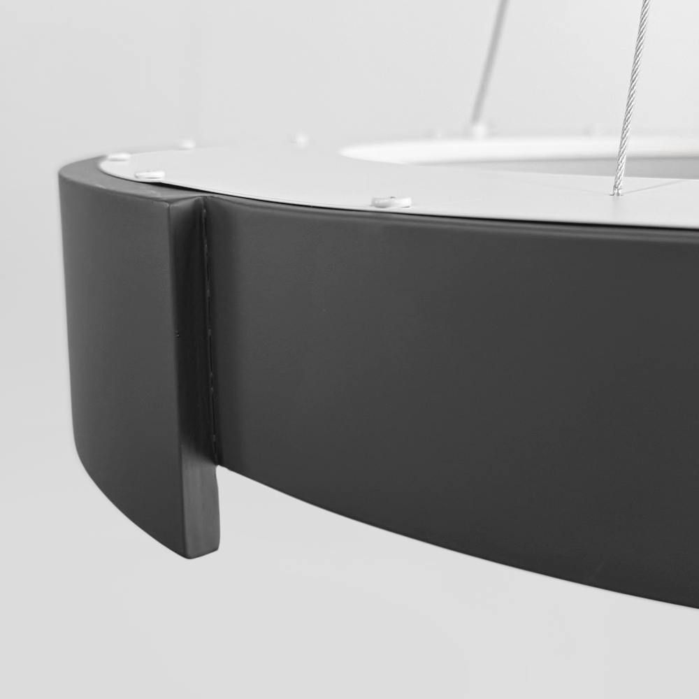 Підвісна LED-люстра у сірому корпусі на три режими Ø62 см 1906P-620 Grey