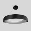 Підвісна LED-люстра у чорному корпусі на три режими Ø62 см 1906P-620 BK