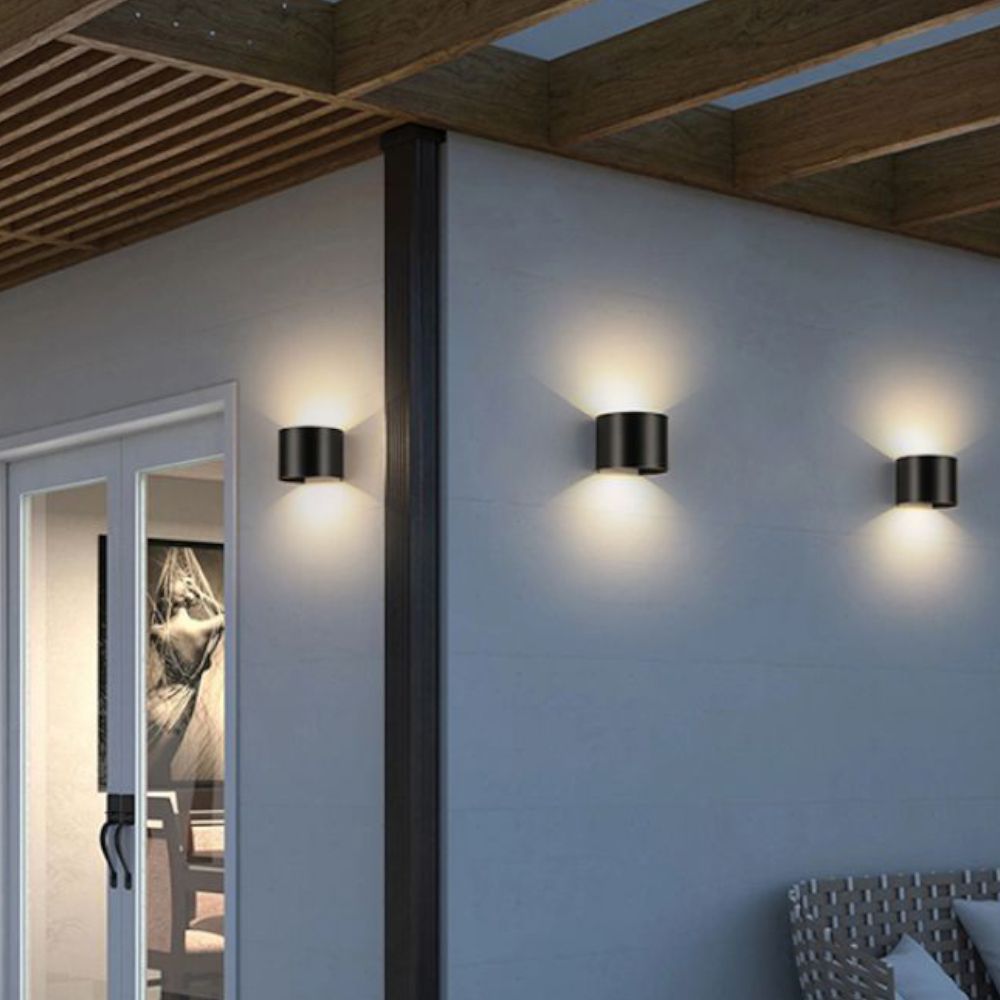 Архітектурний фасадний LED світильник ECLIPSE-R 12W IP65 антрацит