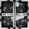 Стельова люстра MIRANDA CROSS 90 W 6L BLACK з пультом Ø 80 см