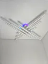 Світильник з пультом LED AXIS CROSS RGB 210W 6L WHITE/CHROME Ø 120 см