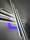 Світильник з пультом LED AXIS CROSS RGB 210W 6L WHITE/CHROME Ø 120 см