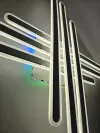 Світильник з пультом LED AXIS CROSS RGB 210W 6L WHITE/CHROME Ø 120 см