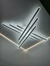 Світильник з пультом LED AXIS CROSS RGB 210W 6L WHITE/CHROME Ø 120 см