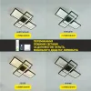 Світлодіодна люстра з пультом SVEN 70W 3S чорна